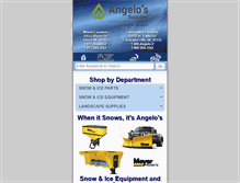 Tablet Screenshot of angelos-supplies.com